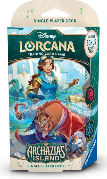 Lorcana TCG: Archazia’s Island Ruby & Sapphire (Belle and the Beast) - Starter Deck